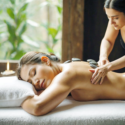 MASSAGE - Hot Stone or Wax Candle Massage